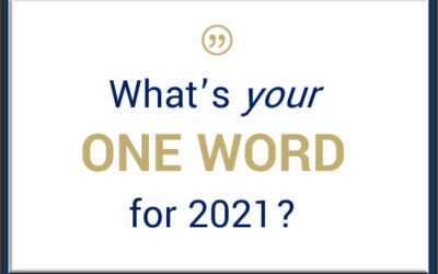 What’s your one word for 2021?