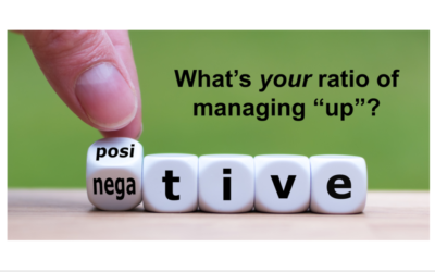 What’s your ratio of managing “up”?
