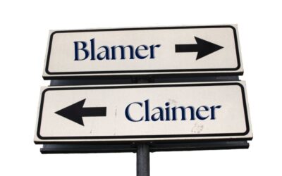 Are You a Blamer or a Claimer?